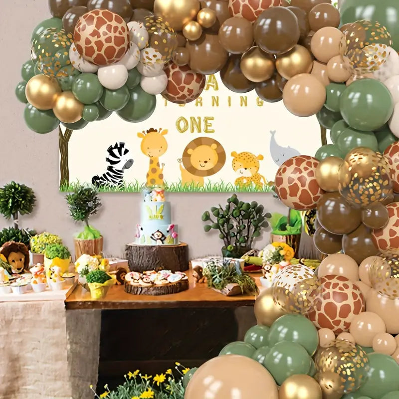 Tropical Jungle Theme Balloons