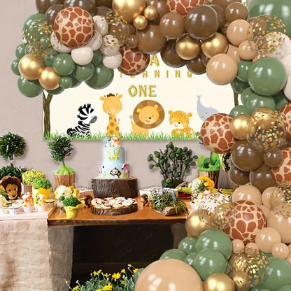Tropical Jungle Theme Balloons
