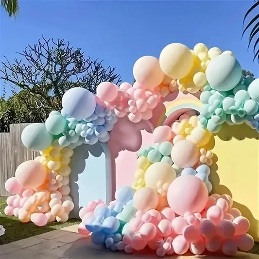 Colorful Macaron Latex Balloons